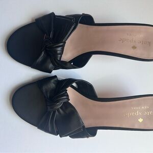 Kate Spade Black Bow Sandals
